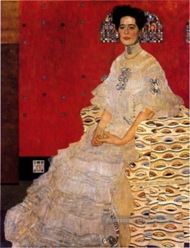  Klimt Galerie - Bildnis Fritza Riedler 1906 symbolisme Gustav Klimt